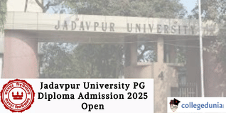 Jadavpur University PG Diploma Admission 2025 Open; Check Details Here